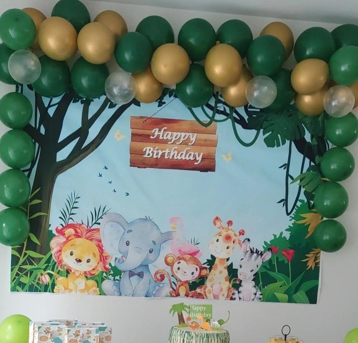 Jungle Thema Verjaardagsdecoratie set, Ophalen of Verzenden