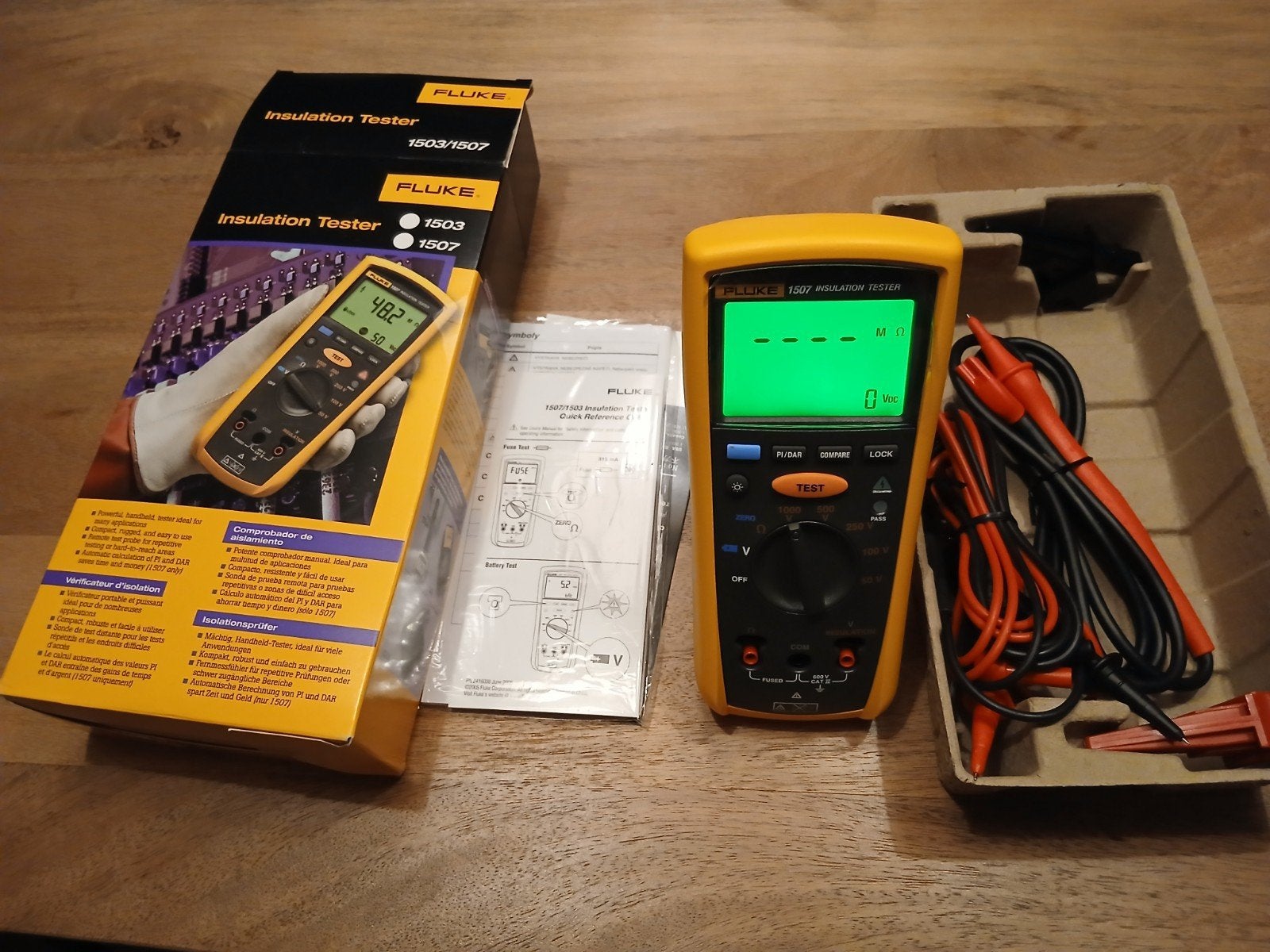 Fluke 1507 isolatietester megger, Ophalen of Verzenden, Nieuw, Elektriciteit