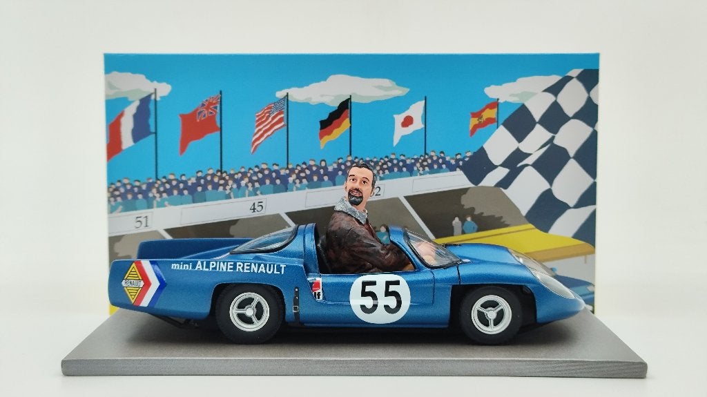 Le Mans Miniatures Mini Alpine A220 Pescarolo 1968 1/18, Hobby en Vrije tijd, Ophalen of Verzenden, Nieuw, Auto, Overige merken