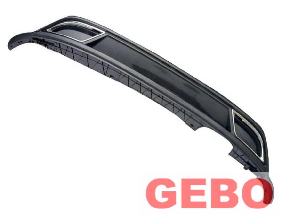 Volkswagen Polo 2G R-line achterbumper diffuser 2017-2021 gl, Auto-onderdelen, -, Volkswagen, -, Nieuw