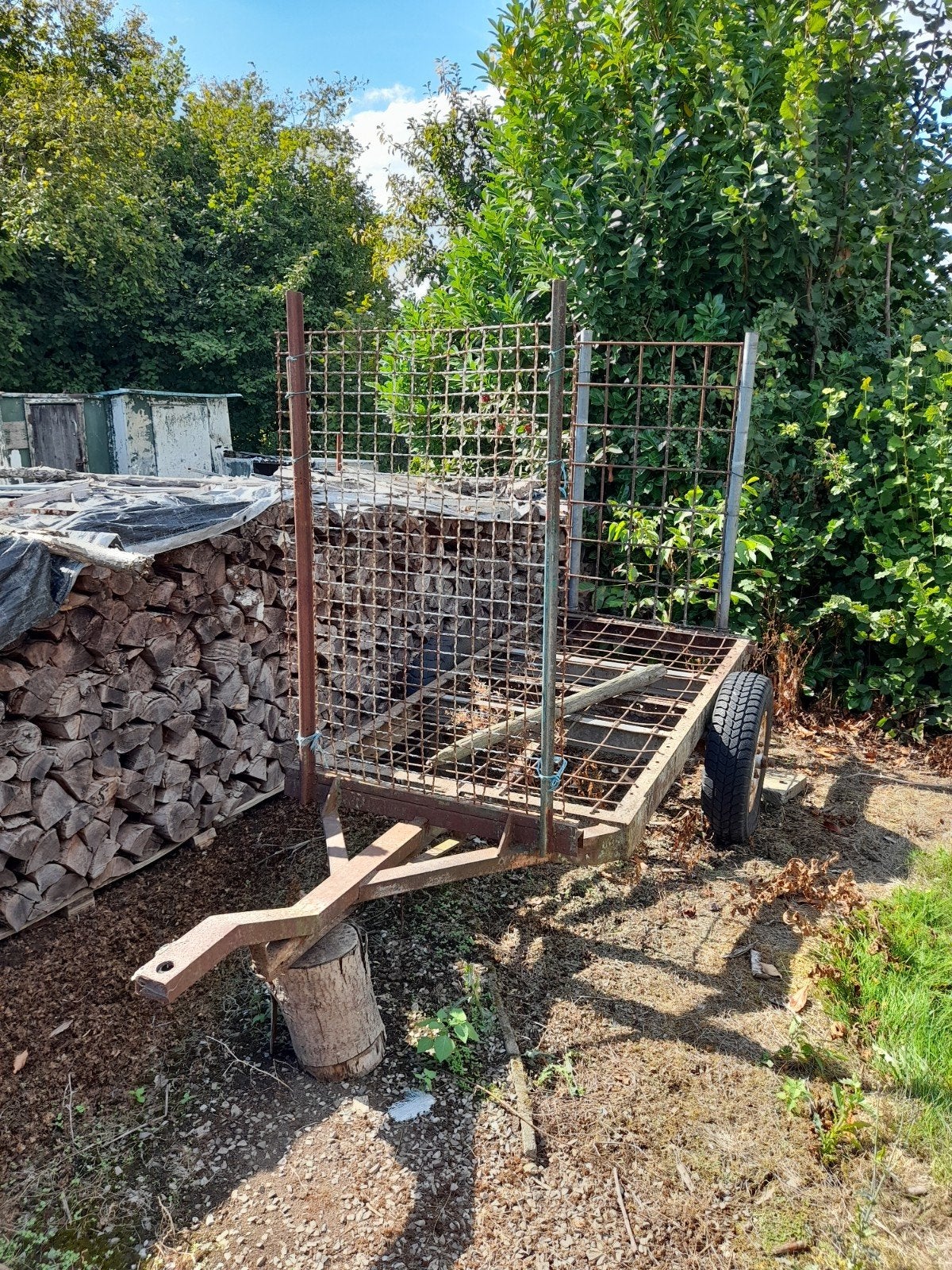 remorque à bois, Ophalen
