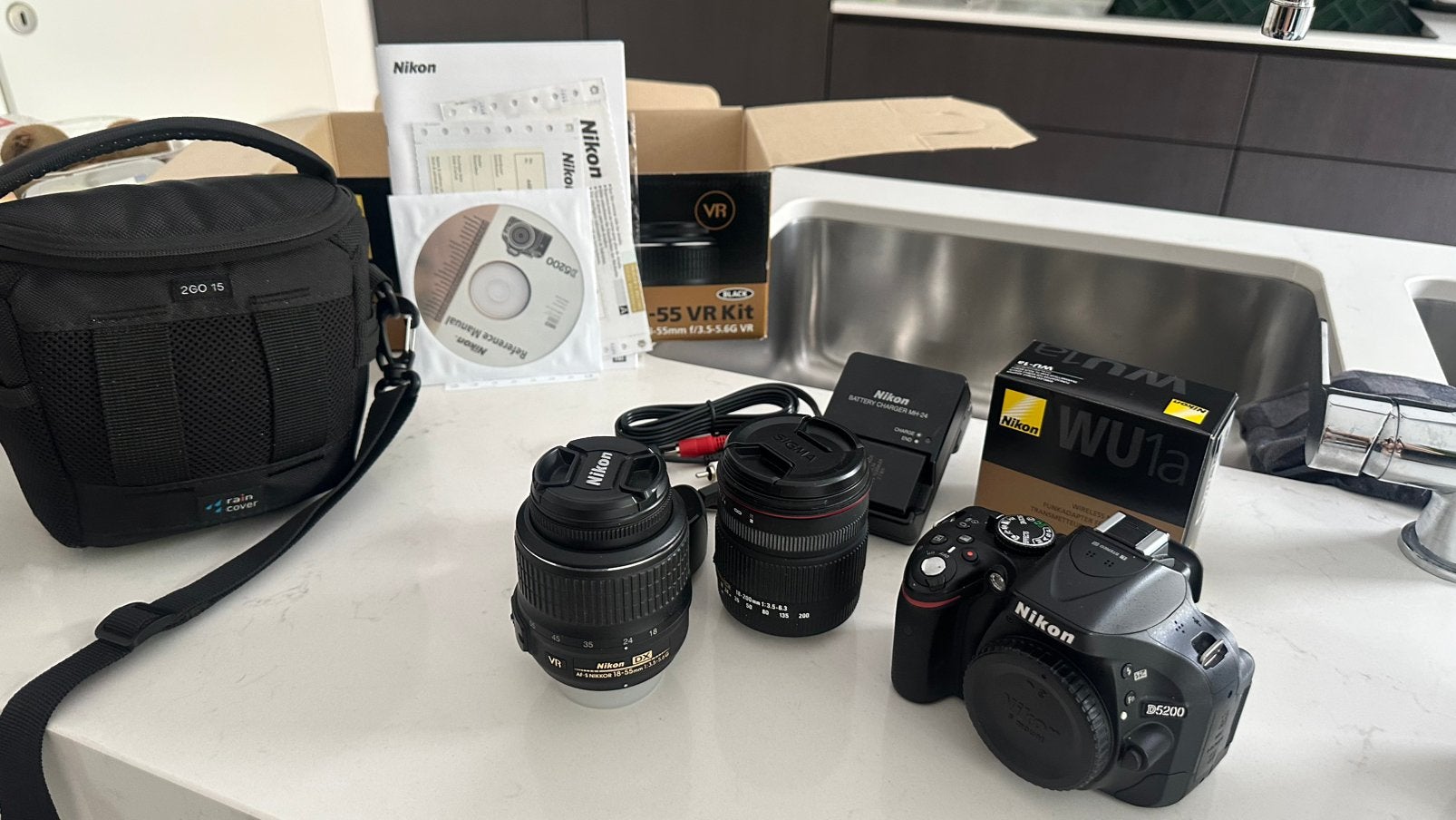 Nikon D5200, Audio, Tv en Foto, Ophalen, Zo goed als nieuw, Nikon