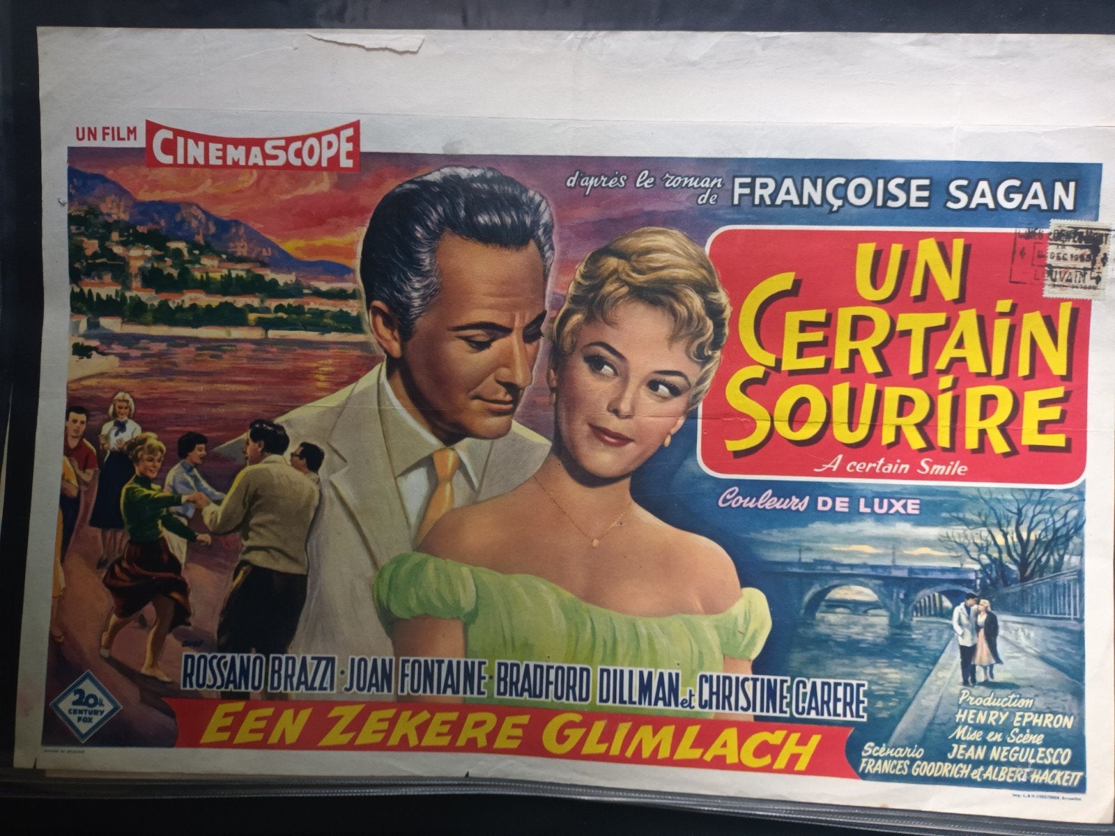 Affiche du film Un sourire sertain, Collections, Posters & Affiches, Envoi