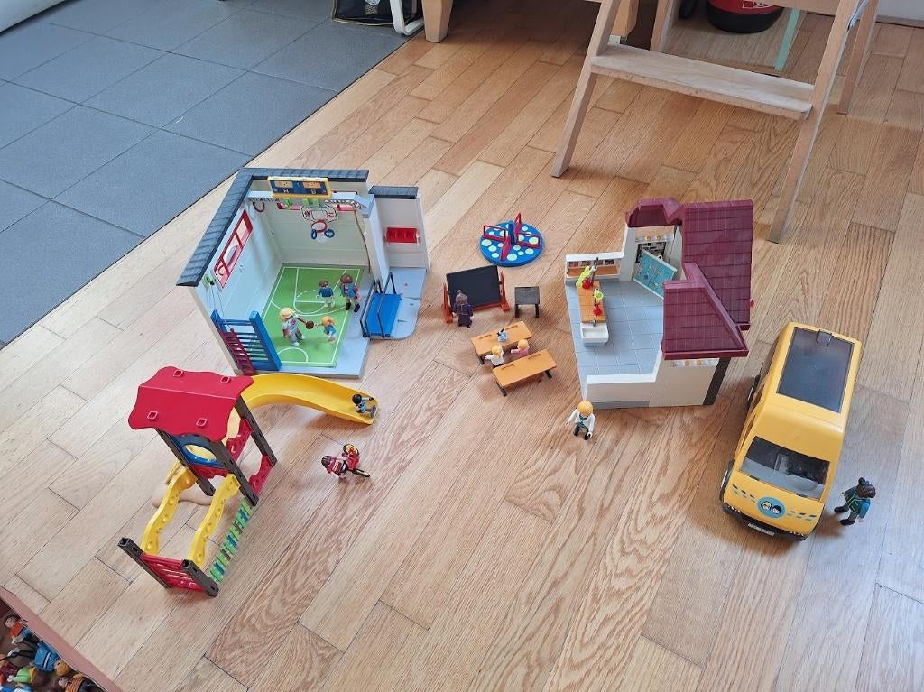 Playmobil - School en speeltuin, Kinderen en Baby's, Ophalen, Gebruikt, Los Playmobil