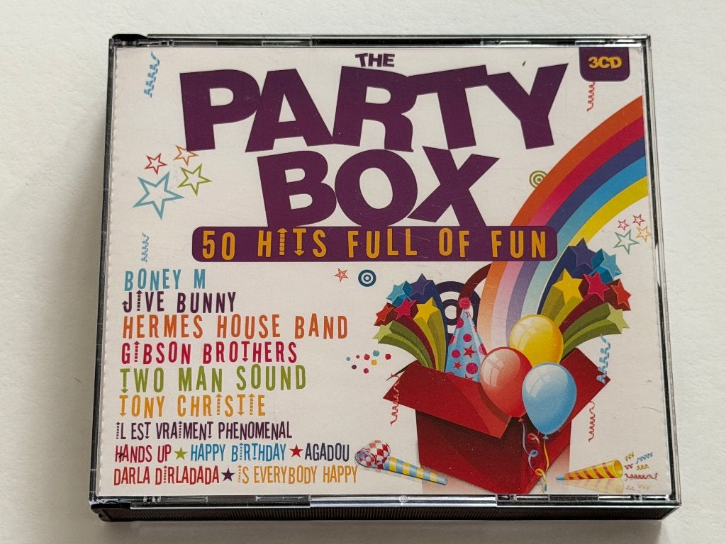 The Party Box - 50 Hits Full Of Fun (3-CD), Enlèvement ou Envoi, Utilisé, Pop, Compilation