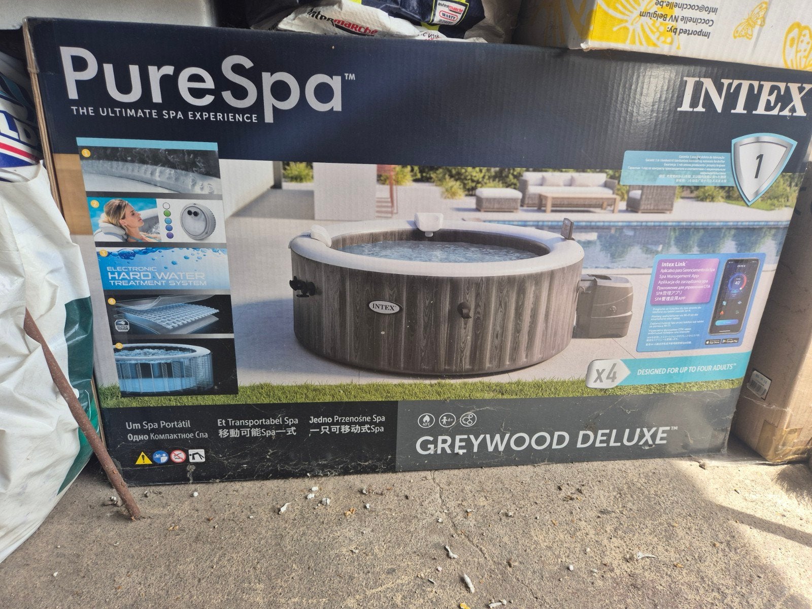 Spa intex 4 Personnes, Enlèvement