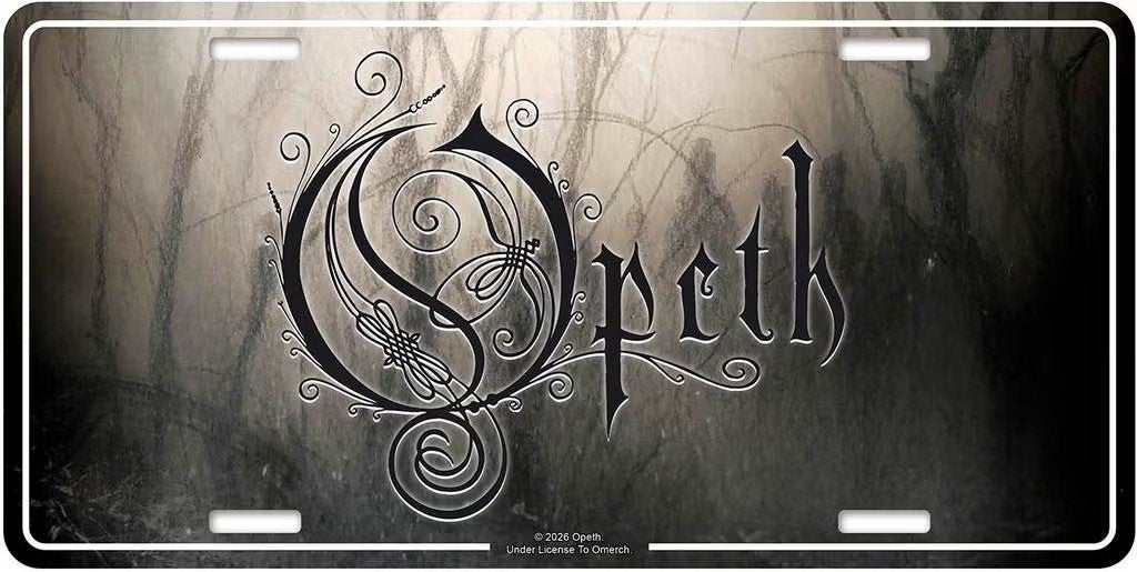 Opeth Blackwater Park USA Nummerplaat officiële merchandise, Ophalen of Verzenden, Nieuw