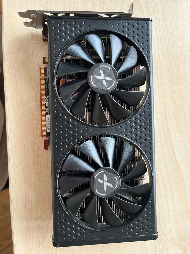 Carte Graphique AMD Radeon RX 6600 XT Core 8 Go, Informatique & Logiciels, Enlèvement ou Envoi, GDDR6, Comme neuf, HDMI