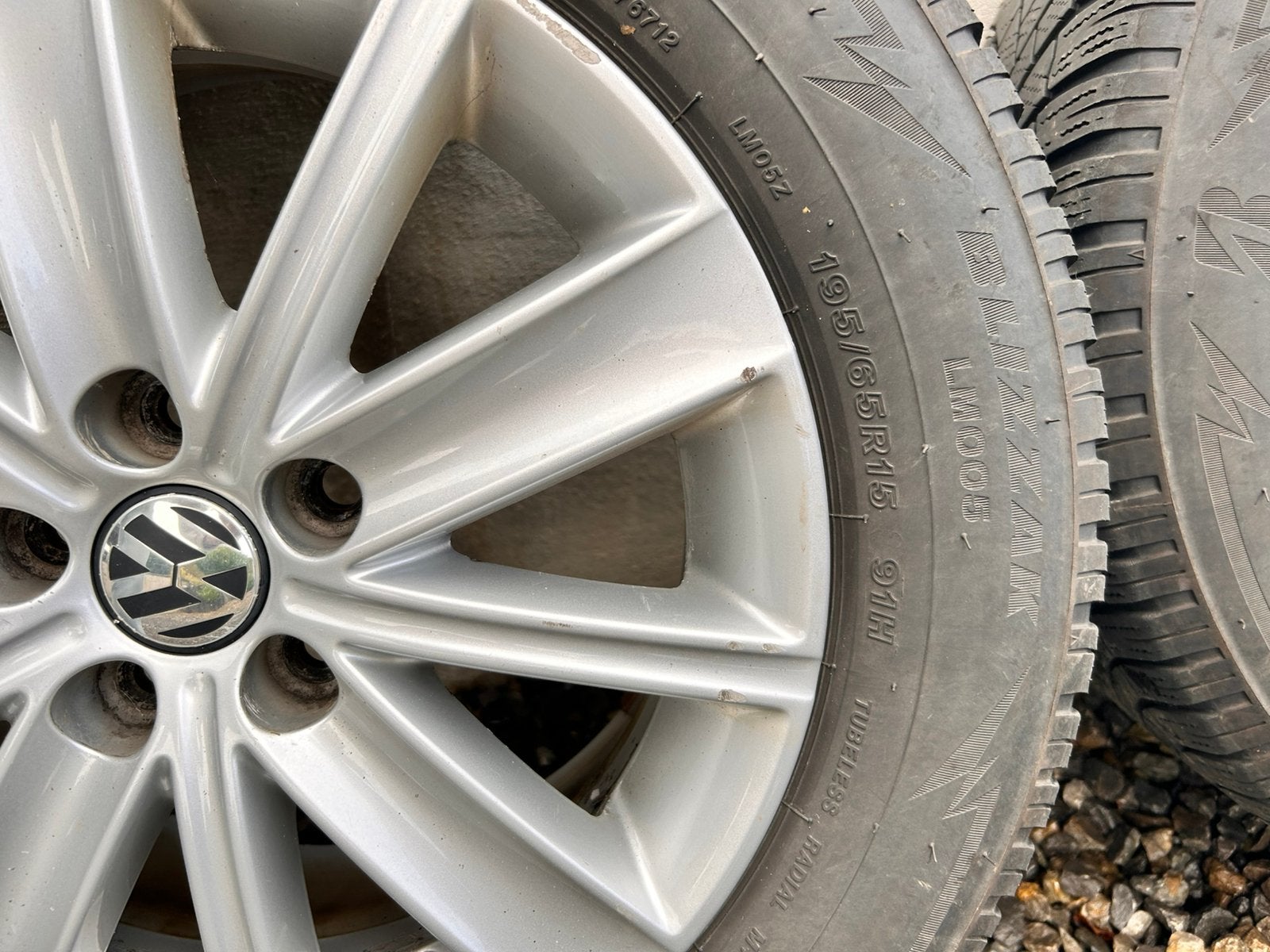 Jantes alu VW Polo, Autos : Pièces & Accessoires, Enlèvement, 15 pouces, Pneus hiver, Pneu(s)