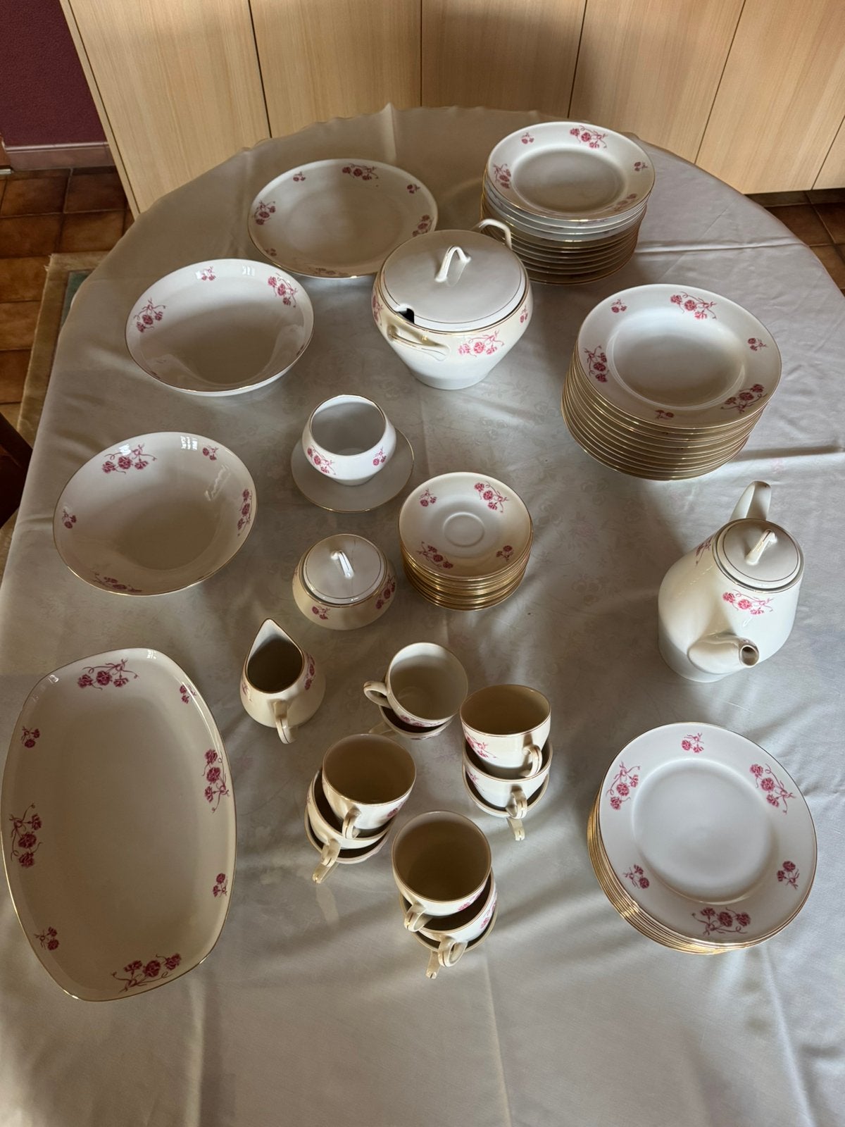 Servies, Ophalen