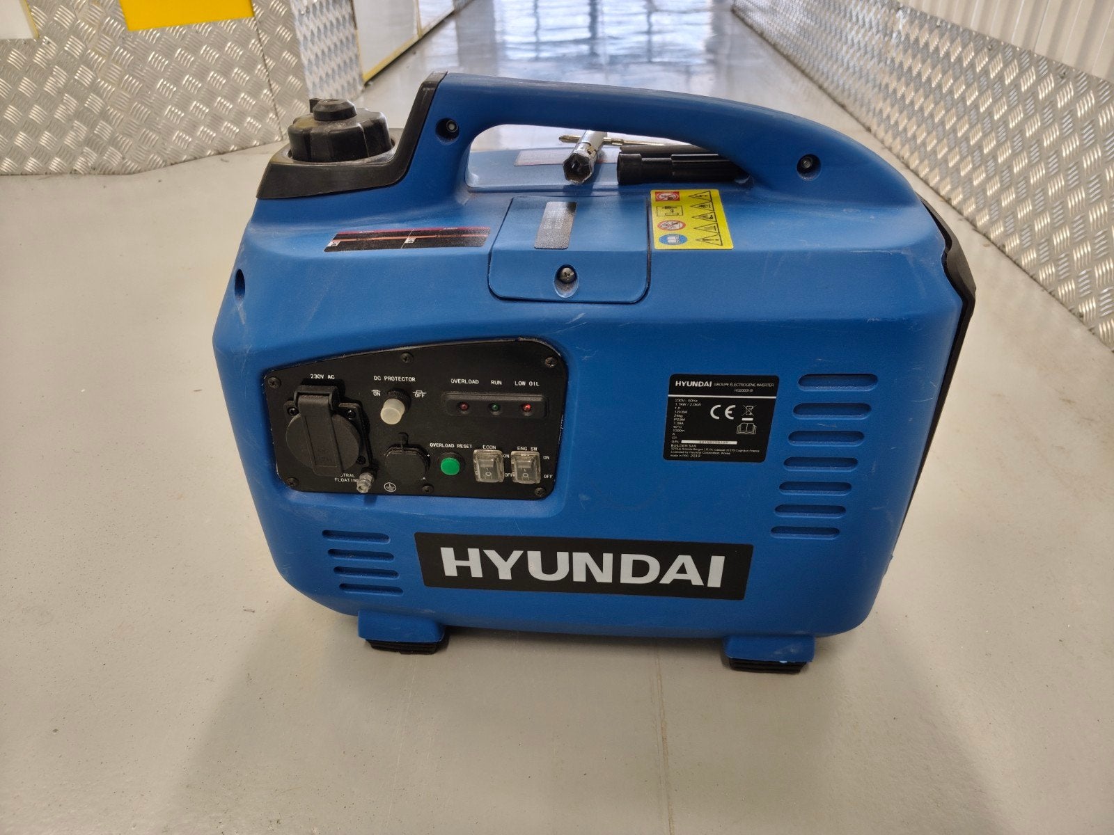 Groupe électrogène inverter 2000w hyundai, Enlèvement