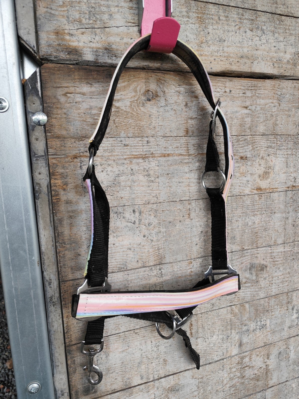 Prachtig regenboog halster van Harry's horse te koop., Ophalen of Verzenden, Harry's Horse, Halster, Pony