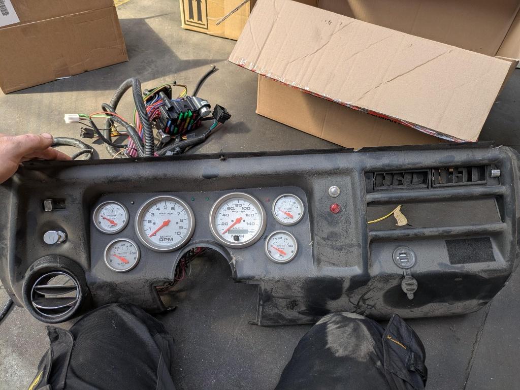 dachbord set up chevelle 1969 autometer, Auto-onderdelen, Ophalen, Gebruikt, Chevrolet