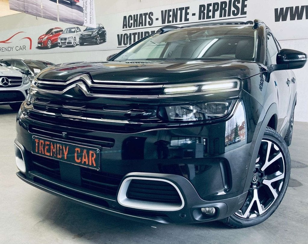 Citroën C5 Aircross 1.6 Hybride 225 e-EAT8 Shine+PANO+CARNE, Autos, Citroën, Cuir, Achat, Euro 6, Entreprise