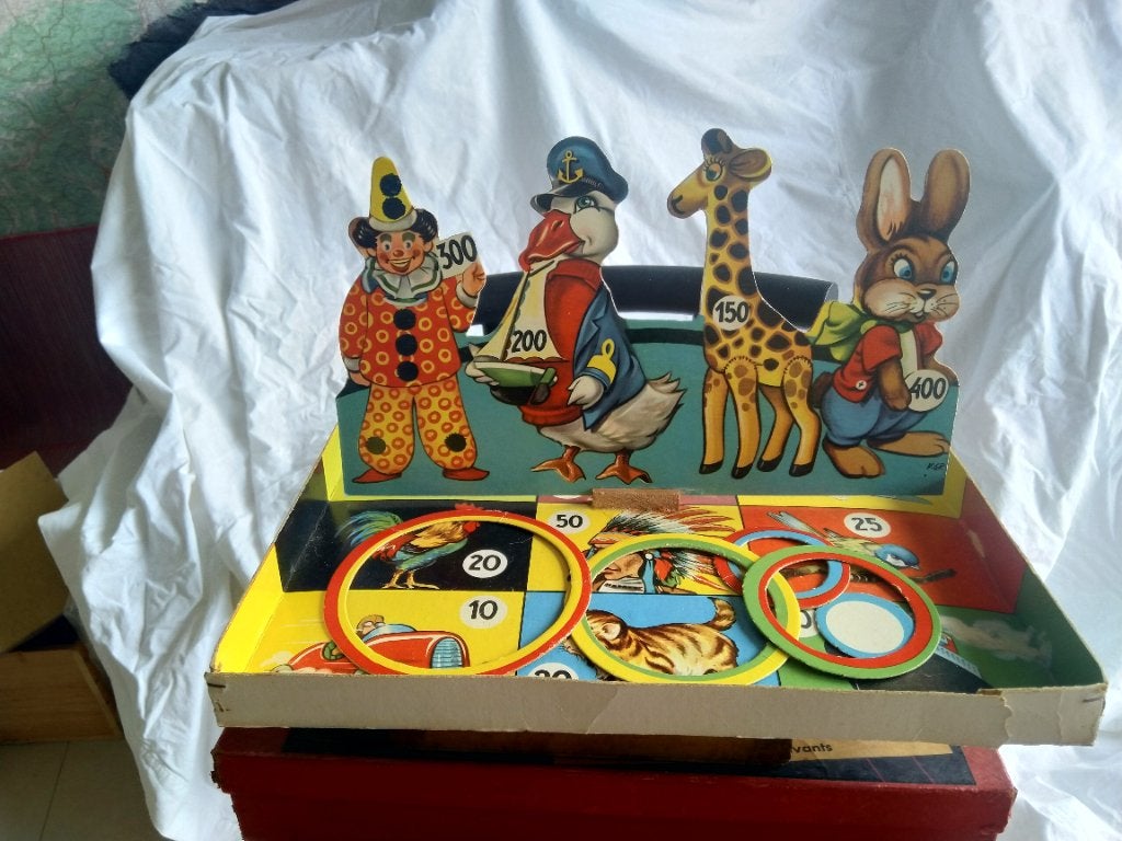 Jeu ancien - lancé d'anneaux., Cinq joueurs ou plus, Enlèvement ou Envoi, Utilisé, Autre