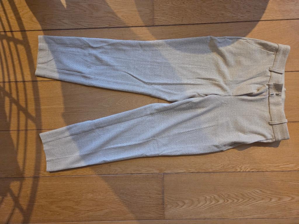 Pantalon H&M, Kleding | Dames, Broeken en Pantalons, Ophalen, H&M, Wit, Zo goed als nieuw
