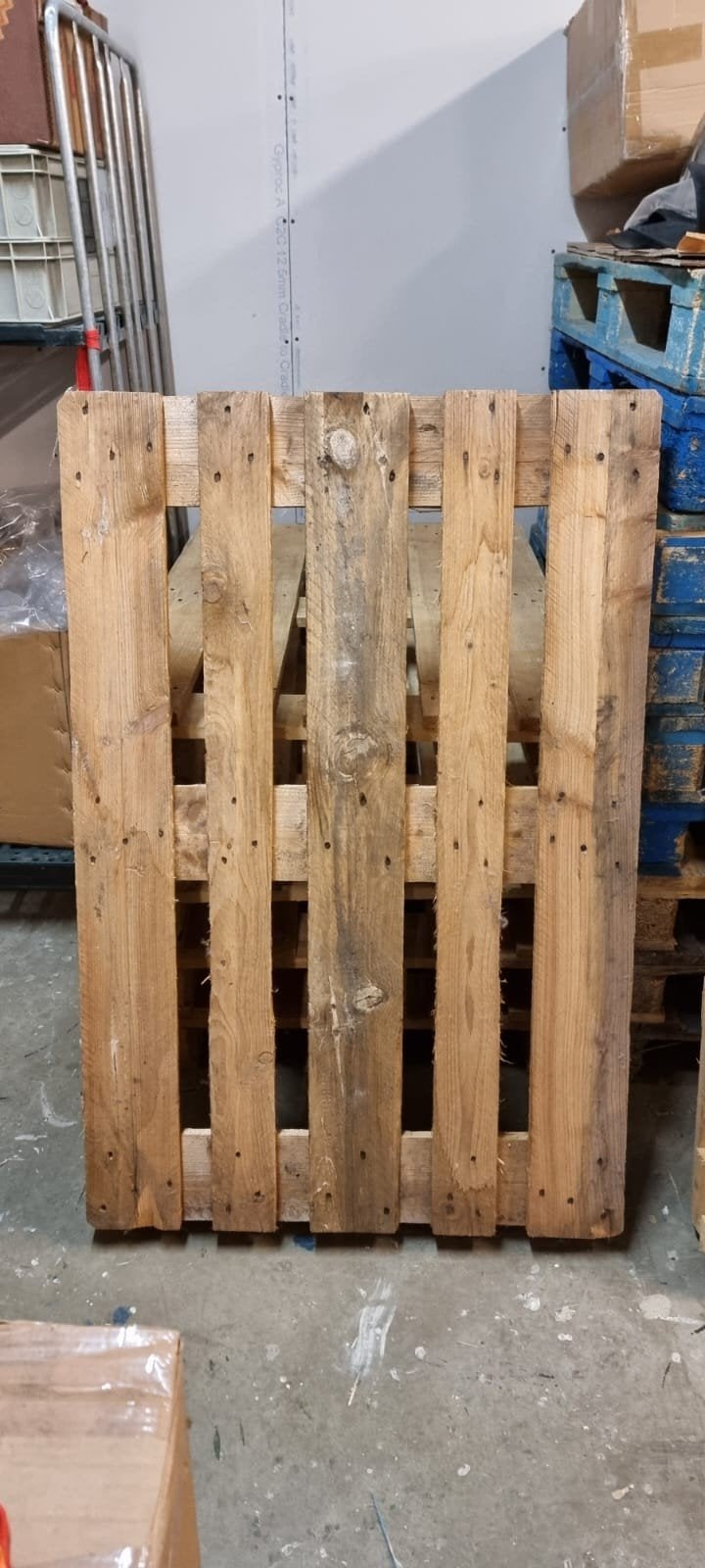 Europalletten epal gebruikt te koop € 5,-- per stuk, Doe-het-zelf en Bouw, Hout en Planken, Ophalen
