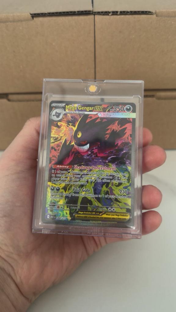 Mega gengar 284/217, Hobby en Vrije tijd, Verzamelkaartspellen | Yu-gi-Oh!, Ophalen, Zo goed als nieuw