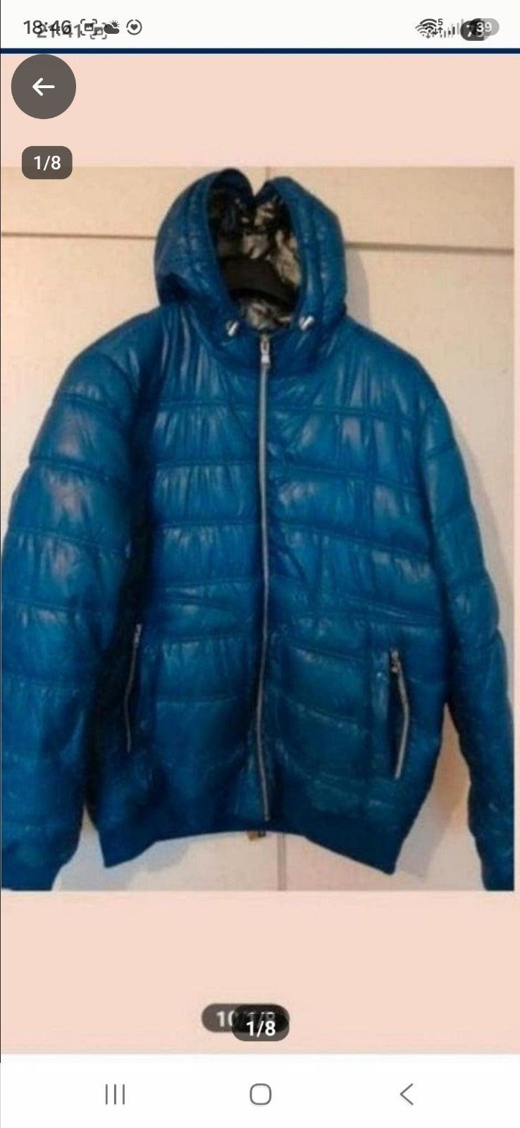 HOGE KWALITEIT BLAUWE CELIO JAS NIEUWE PRIJS 20 EUR, Kleding | Heren, Jassen | Winter, Ophalen, Blauw