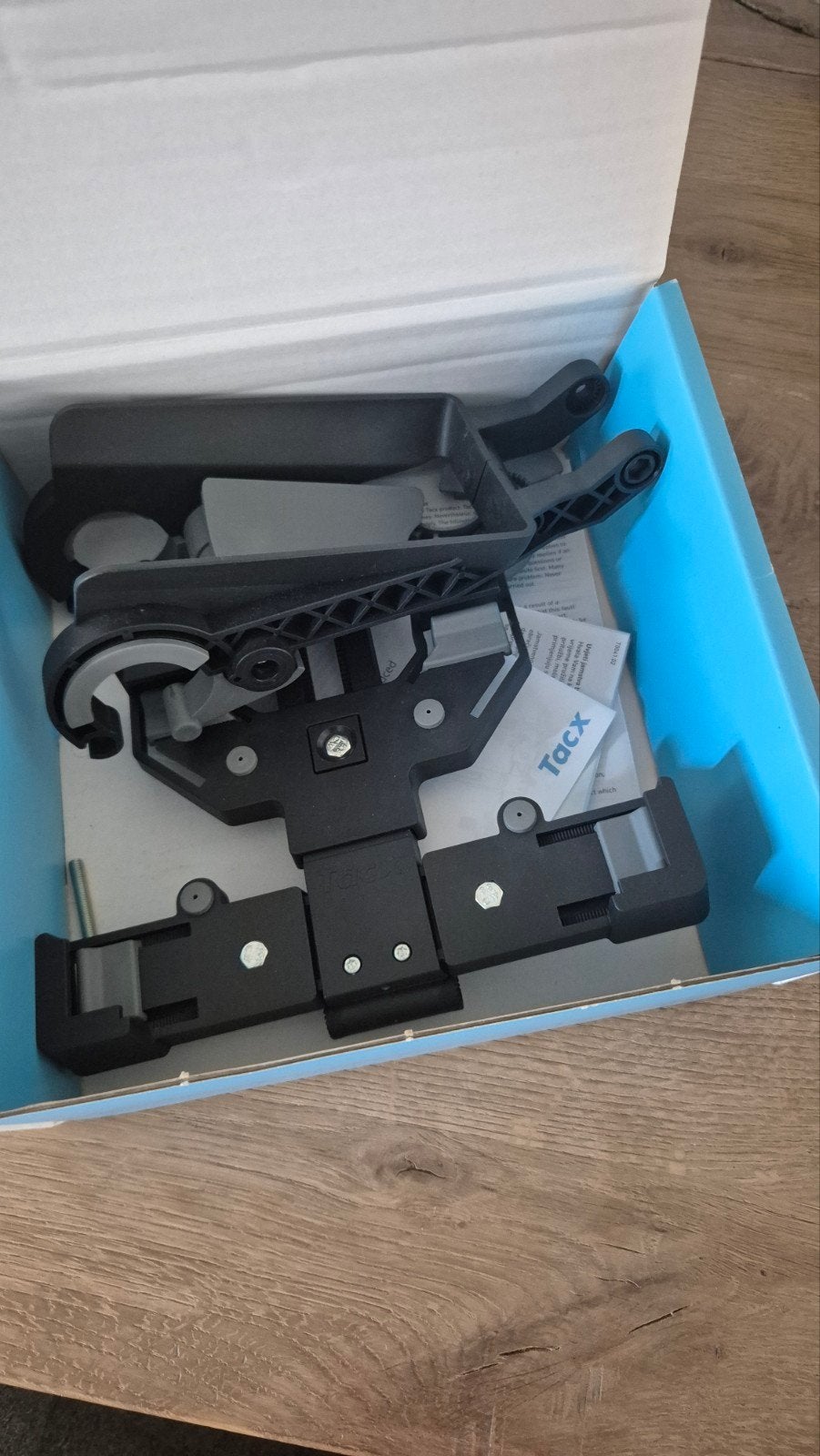 Tablethouder tacx, Ophalen