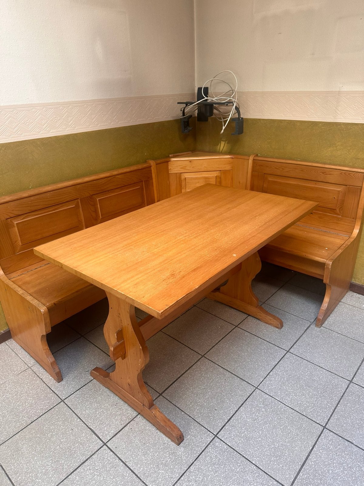 banc de cuisine, bureau d'école, table pour enfants, Enlèvement, Comme neuf, Banque