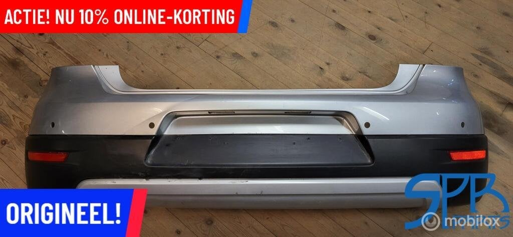 VW POLO 6R 6C CROSS LA7W ACHTERBUMPER 4x PDC 6R6807421C DIFF, Gebruikt, Volkswagen, Ophalen of Verzenden, Volkswagen