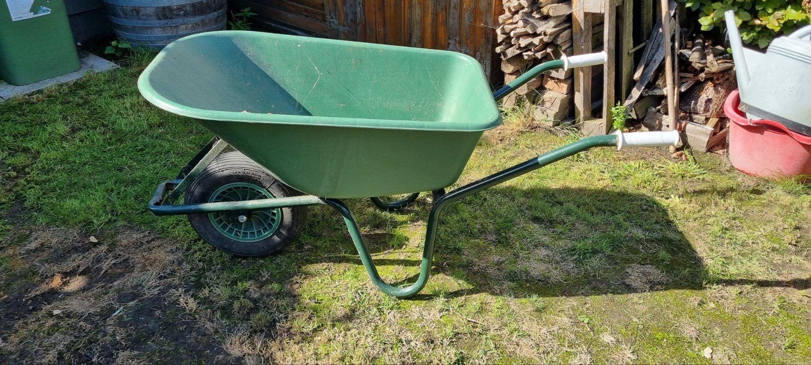 Groene kruiwagen 100L, Enlèvement