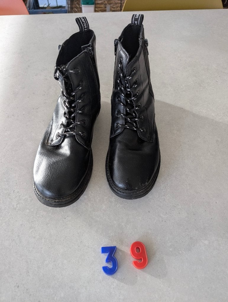 Bottines dames maat 39, Kleding | Dames, Zwart, Lage of Enkellaarzen, Ophalen of Verzenden, Gedragen
