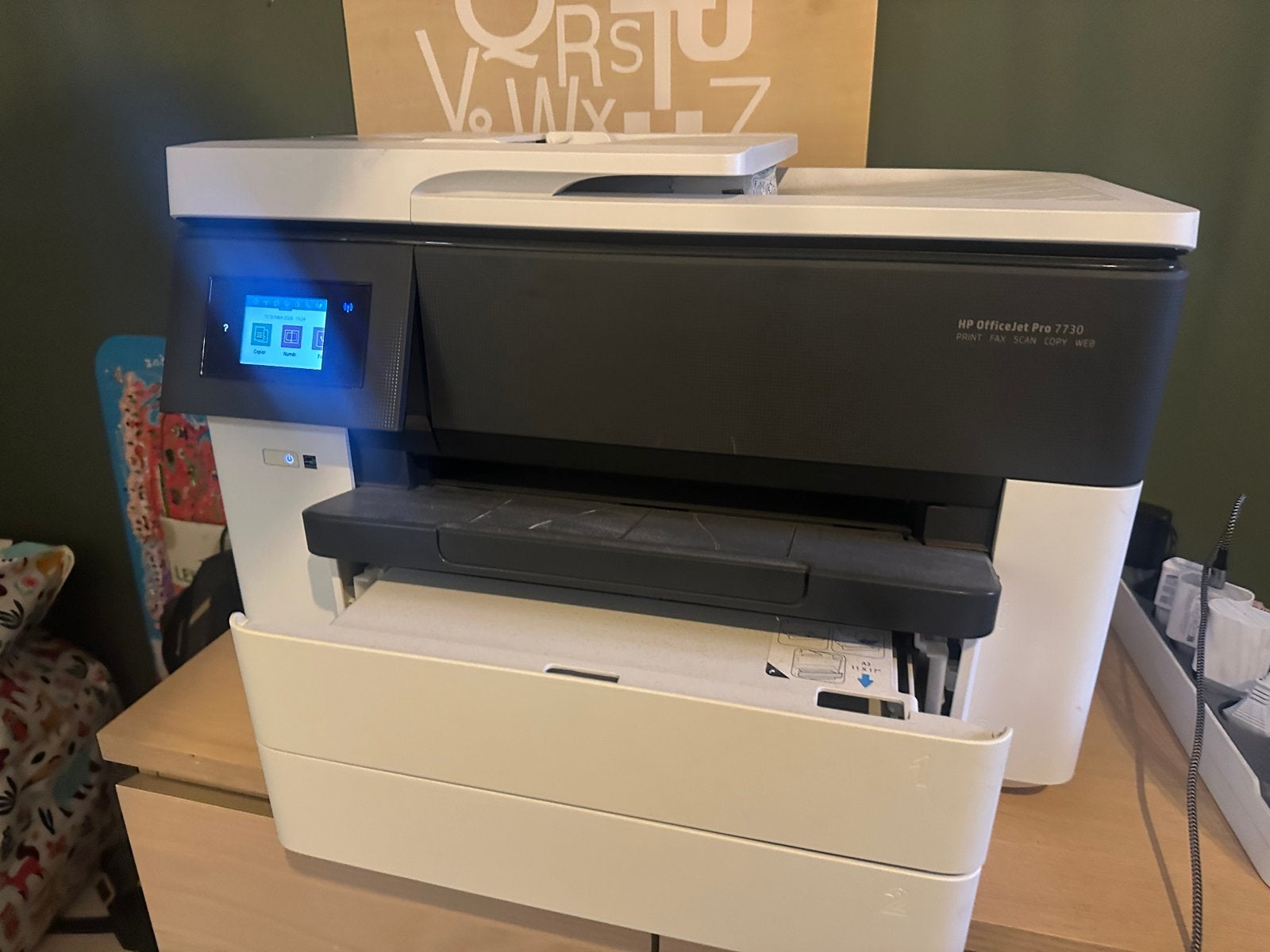 HP OFFICE JET PRO 7730, All-in-one, Sans fil, Fax, Enlèvement