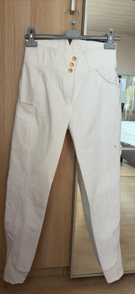 Pantalon equitation spook blanc neuf S, Enlèvement, Neuf, Taille 36 (S), Blanc