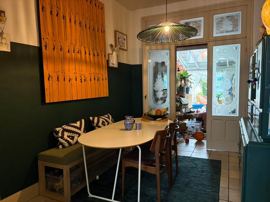 Eettafel ikea, Huis en Inrichting, Tafels | Eettafels, Ophalen, Gebruikt, Overige materialen, Vijf personen of meer