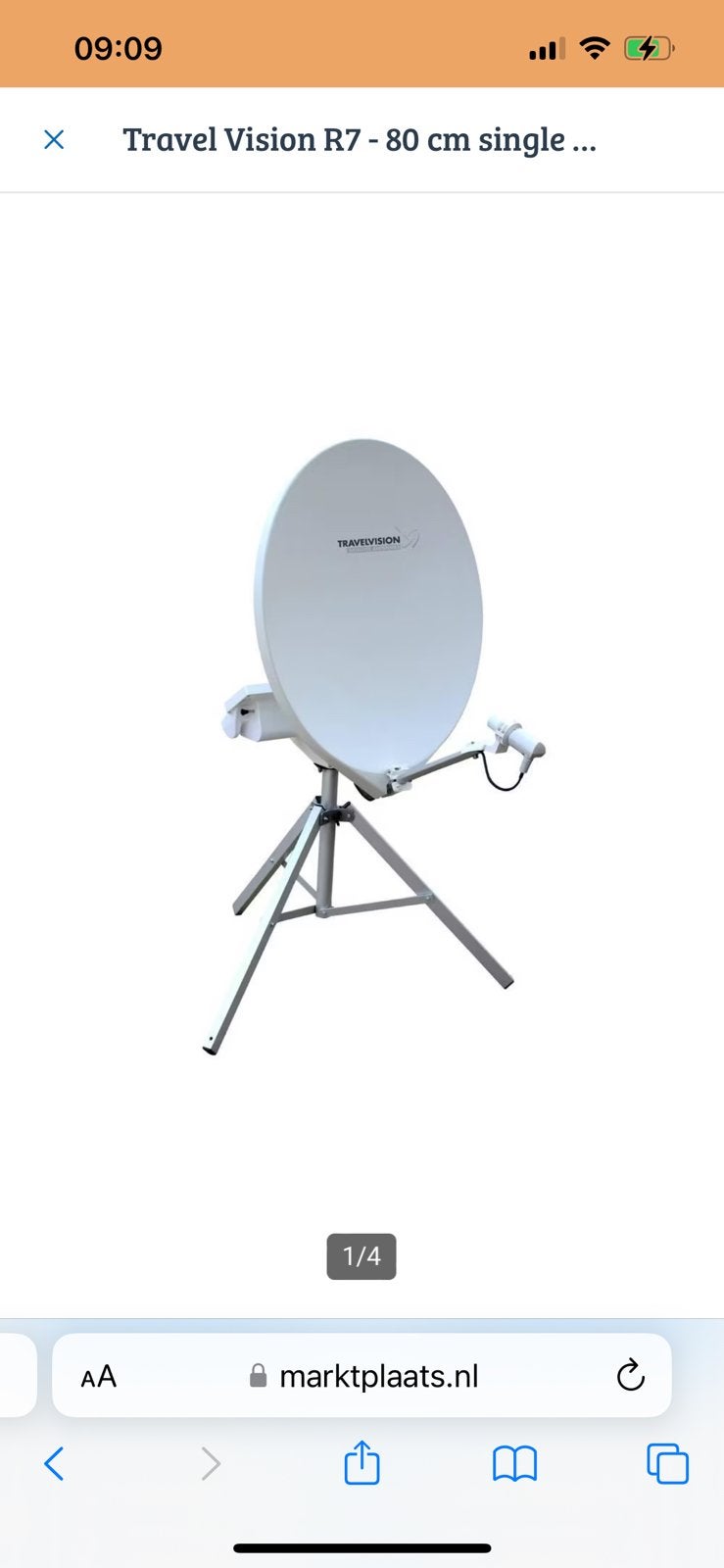 Vol automatische Schotel met dual kop., Audio, Tv en Foto, Schotelantennes, Ophalen, Zo goed als nieuw