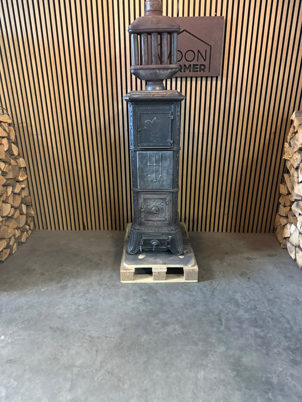 26011 Poêle suédois, Maison & Meubles, Cuisinière, Enlèvement, Utilisé, Bois