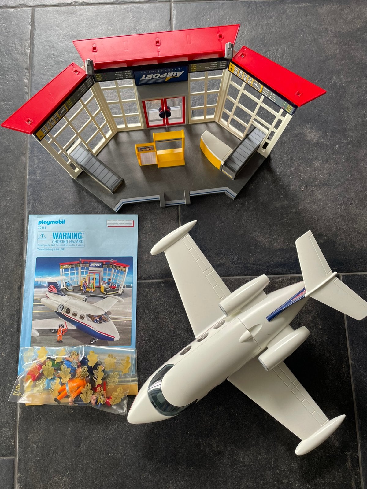 Playmobil Luchthaven, Bâtiment, Utilisé, City life, Kit complet