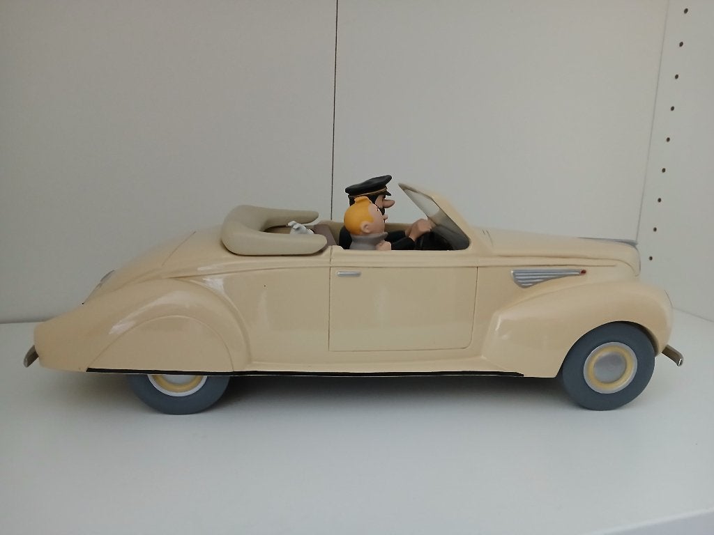 Hergé Tintin La Lincoln Aroutcheff, Collections, Personnages de BD, Neuf, Statue ou Figurine, Tintin, Enlèvement