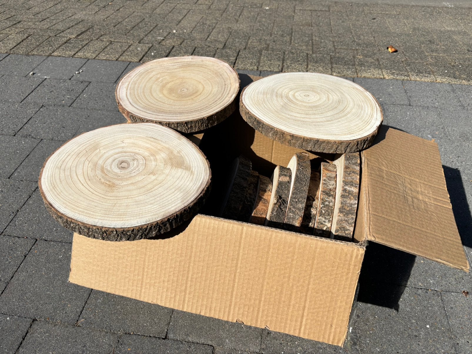 Rondins en bois pour centre de table, Enlèvement, Comme neuf, Accessoires