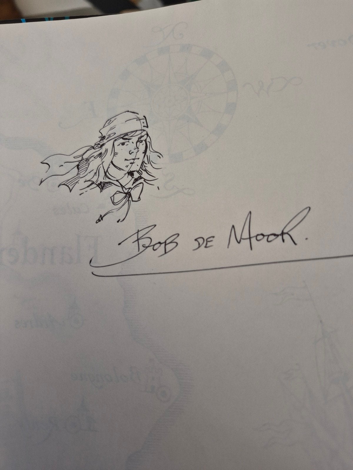 Dedicace BOB DE MOOR, Livres, BD, Enlèvement ou Envoi