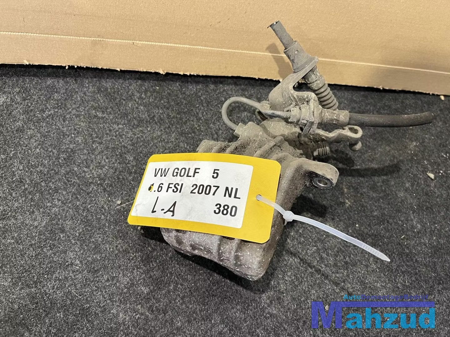 VW GOLF 5 Links achter remklauw 2003-2010, Volkswagen, Volkswagen AG, Vw@volkswagen.de, Utilisé