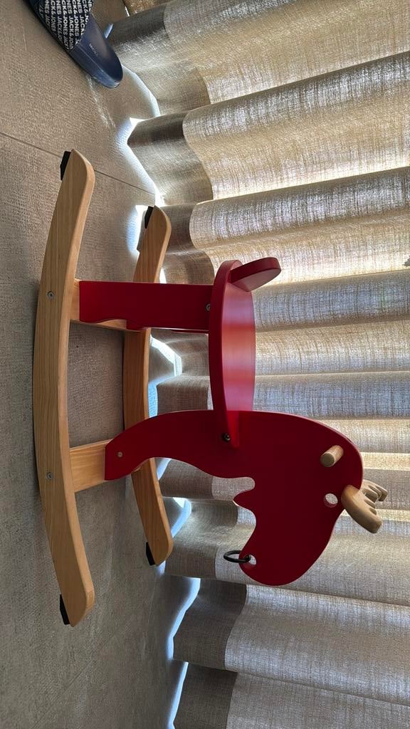 Houten schommelstoel rendier, Kinderen en Baby's, Ophalen, Gebruikt