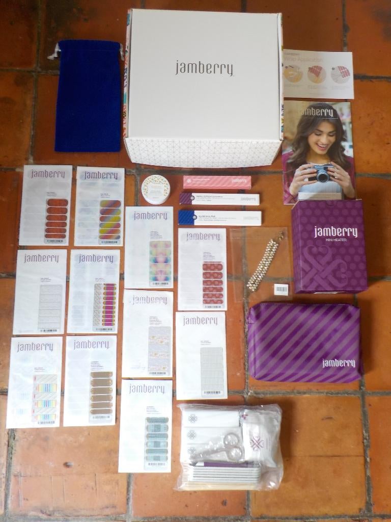 Boîte de luxe de bandages à ongles Jamberry Nail Art, Neuf, Maquillage, Enlèvement ou Envoi, Autres couleurs