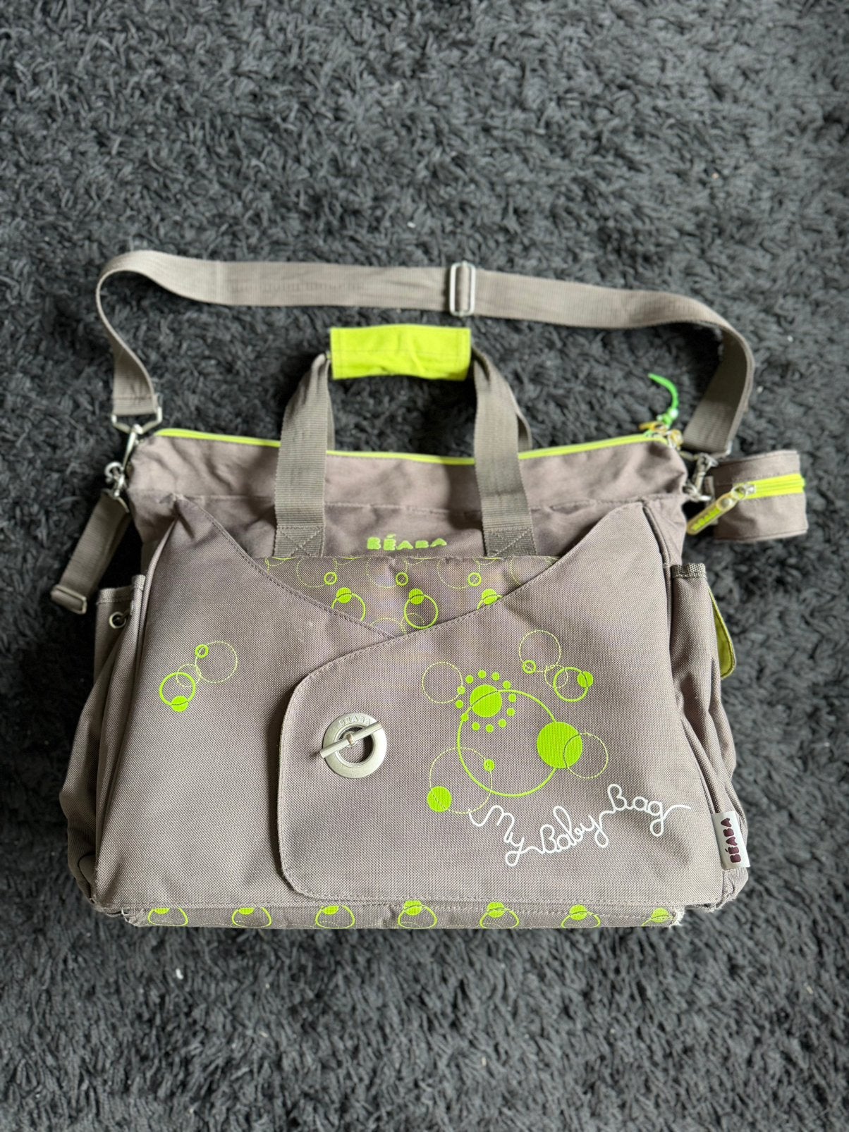 Béaba luiertas, Enfants & Bébés, Sac d'épaule, Gris, Comme neuf, Enlèvement