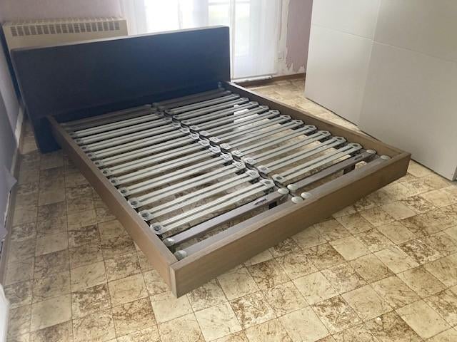 Lattoflex: bed met lattenbodem en nachtkastjes, Huis en Inrichting, Ophalen, Overige kleuren, 180 cm, 200 cm