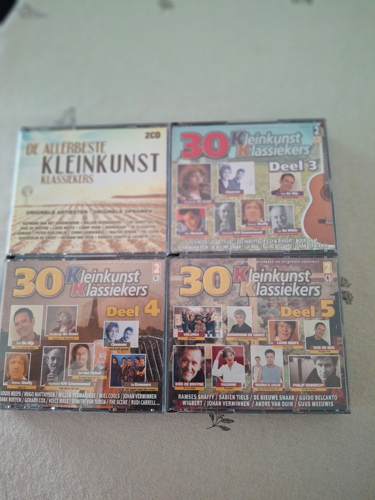 4 dubbel cds  kleinkunst klassiekers  3/4/5 + de allerbeste, Cd's en Dvd's, Ophalen of Verzenden