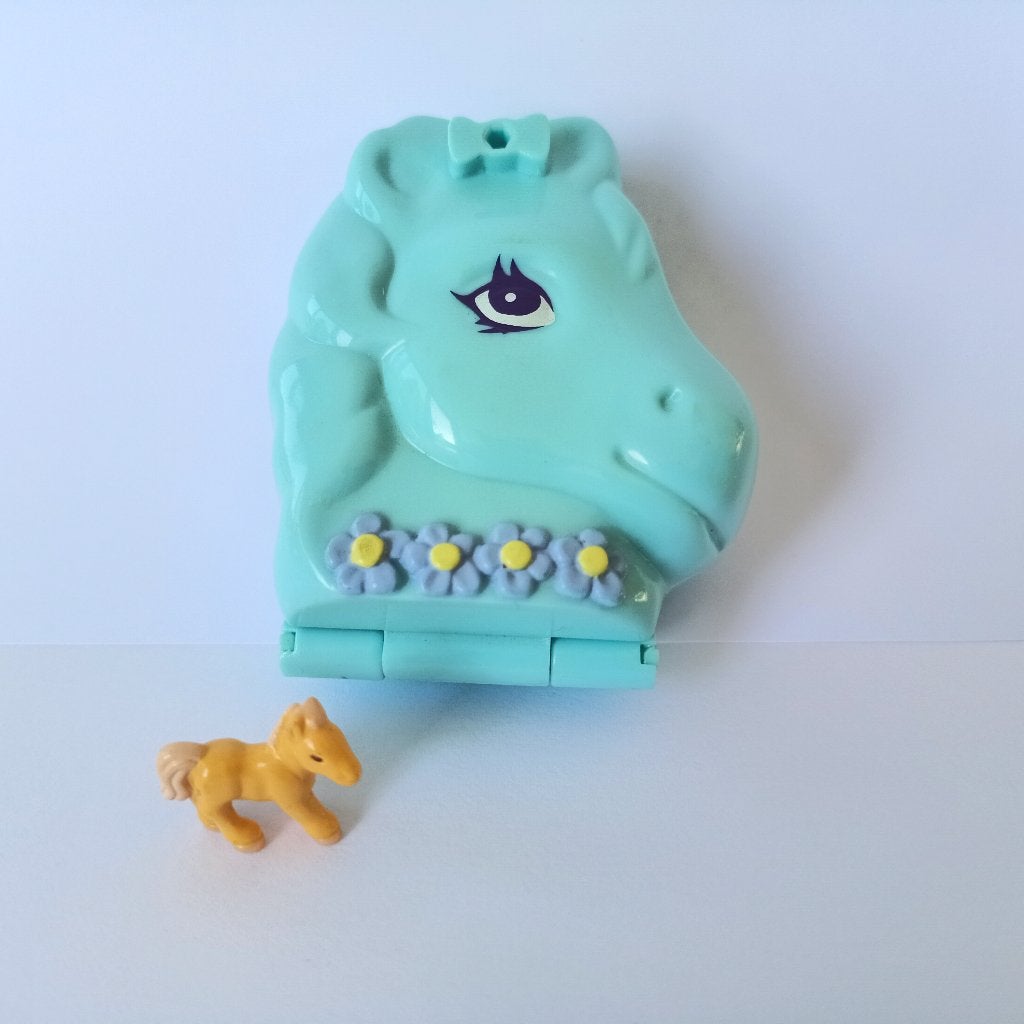 Polly Pocket vintage Pony Sisters Bluebird 1995 avec poupée, Collections, Enlèvement ou Envoi, Utilisé