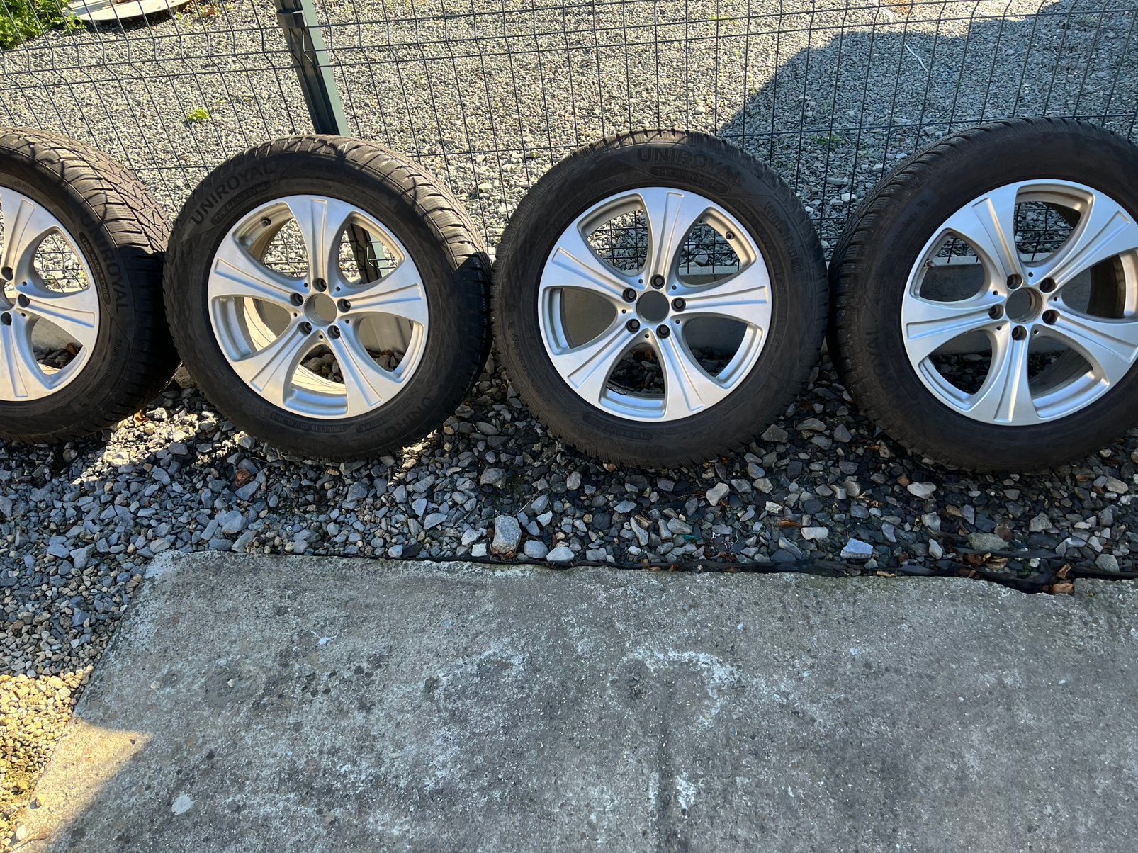 Pneus d'hiver Mercedes GLC, Autos : Pièces & Accessoires, Enlèvement, Pneus hiver, Jante(s)