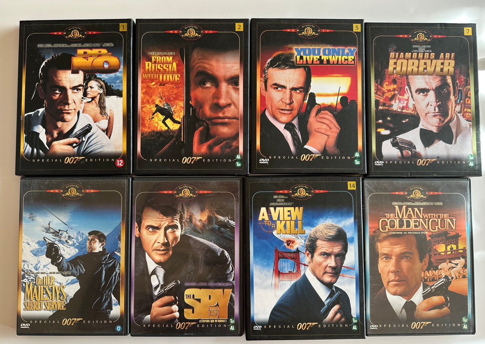 James Bond dvd collectie, Enlèvement ou Envoi