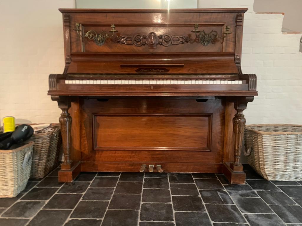 Louis Derdeyn piano, Muziek en Instrumenten, Piano's, Ophalen, Bruin, Piano