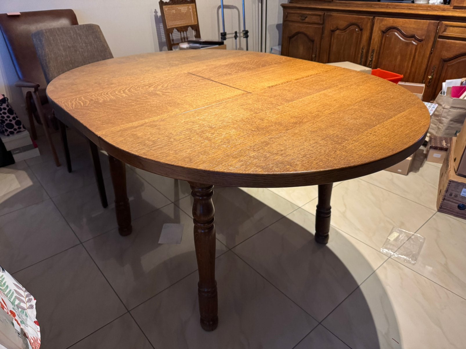 Verlengbare tafel, Huis en Inrichting, Ophalen, Gebruikt, Vier personen, 100 tot 150 cm
