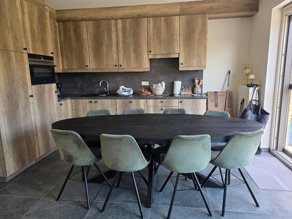Eettafel ovaal, 100 à 150 cm, 200 cm ou plus, Cinq personnes ou plus, Comme neuf