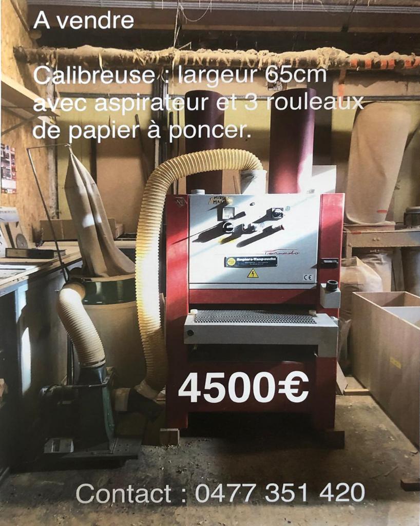 Calibreuse, Enlèvement, Utilisé